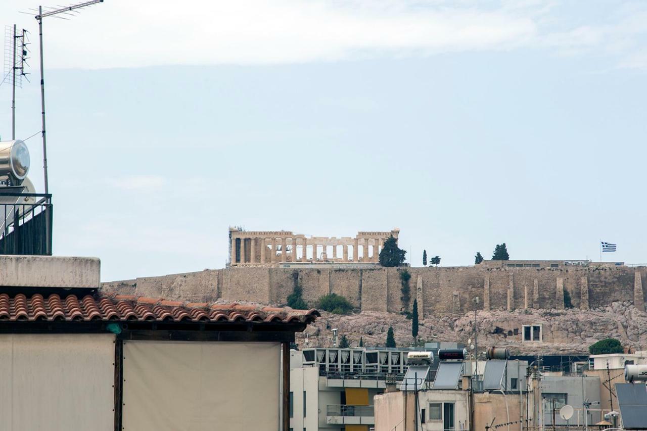 Balcony With Acropolis View Apartman Athén Kültér fotó