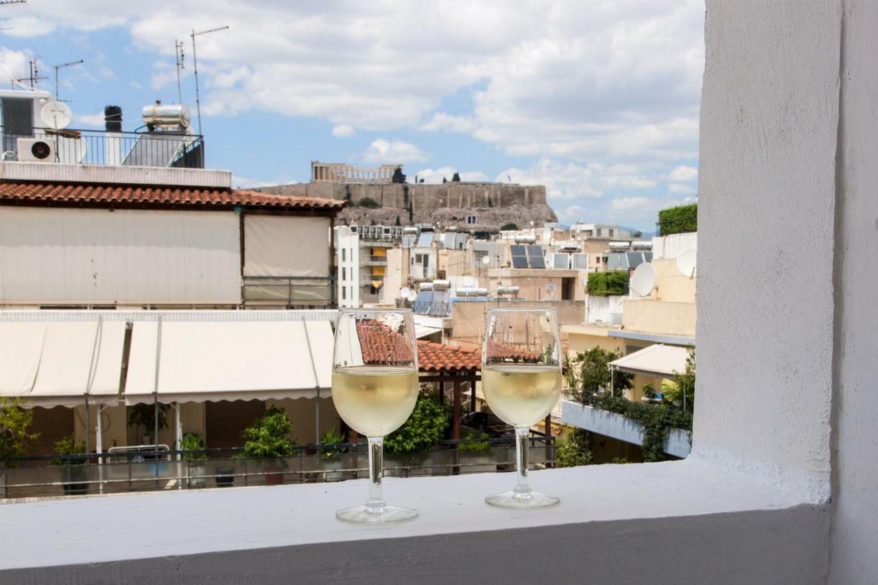 Balcony With Acropolis View Apartman Athén Kültér fotó