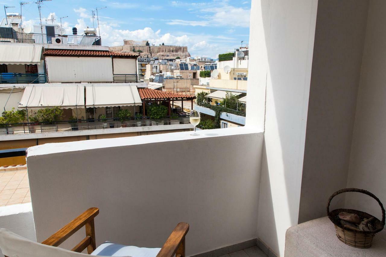Balcony With Acropolis View Apartman Athén Kültér fotó